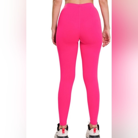 NEW Zenana Premium Microfiber Full Length Leggings - Picture 2 of 2